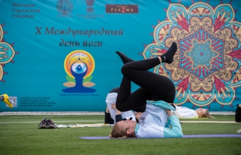 The 10th International Day of Yoga - Magadan, Magadan Oblast